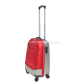 Hard and soft hybrid luggage suitcase